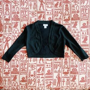 Carmen Marco Valvo Beaded Shrug